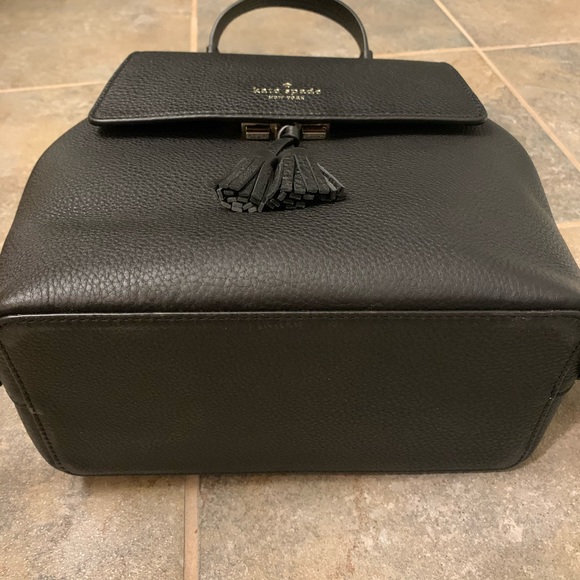 KATE SPADE MEDIUM BACKPACK HAYES BLACK / WARM - Picture 3 of 8